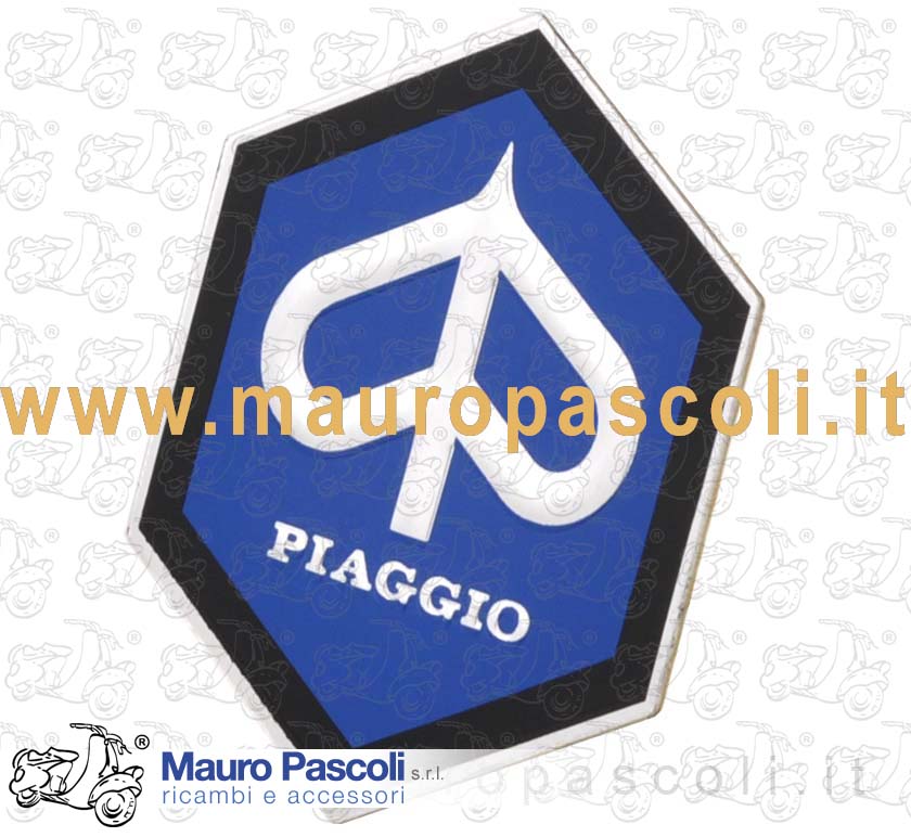 Scudetto logo anteriore piaggio,vespa 125 - 150 - 180 - 200.