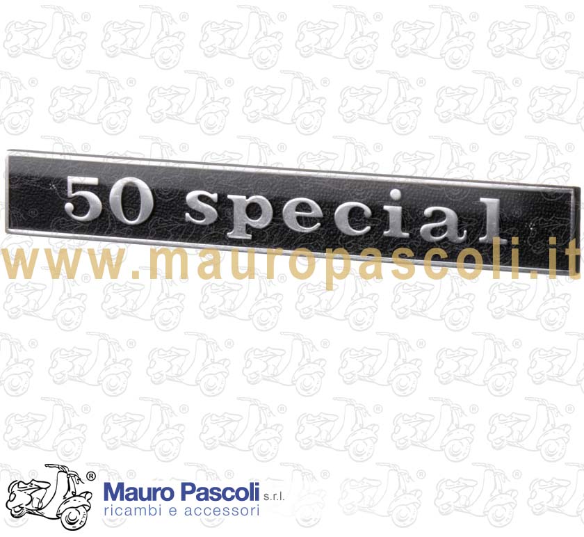 Targhetta posteriore,vespa . 50 special.