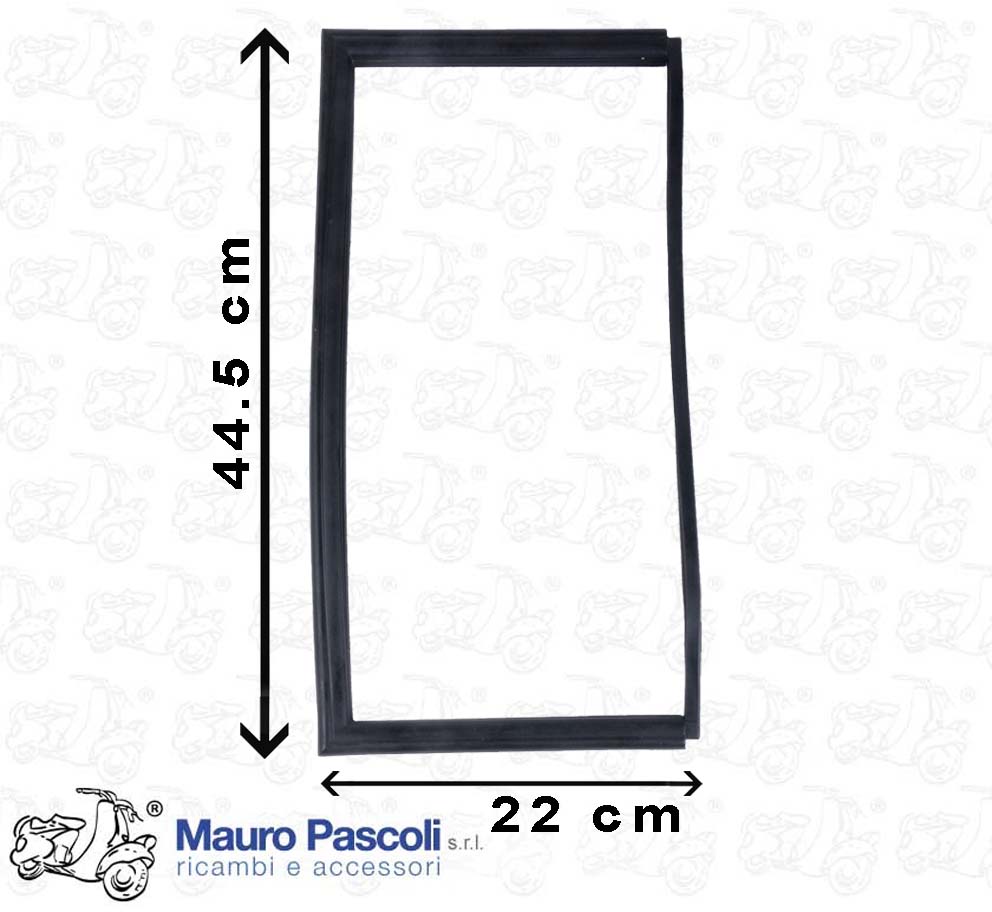 Guarnizione n 1 vetro fisso sportello portiera Ape - per lato:dx - sx.