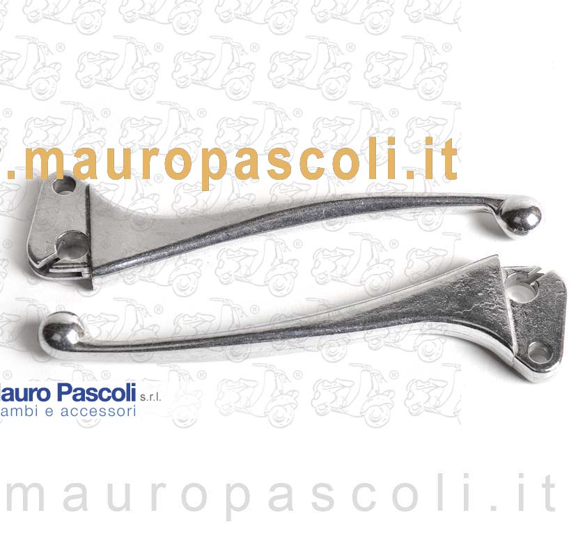 Coppia di leve per freno e frizione,vespa 125 - 150 - 180 - 200.