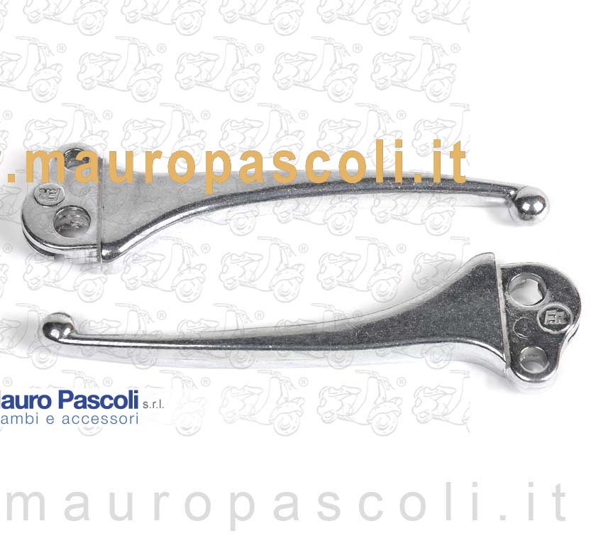 Coppia di leve per freno e frizione,vespa 50 - 90 - 125 - 150.