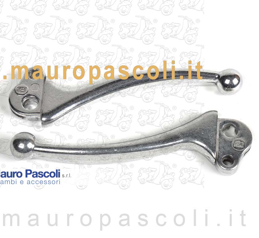 Coppia di leve per freno e frizione,vespa 50 - 80 - 125.