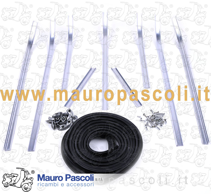 Kit piso completo (tiras de caucho, terminales y remaches)