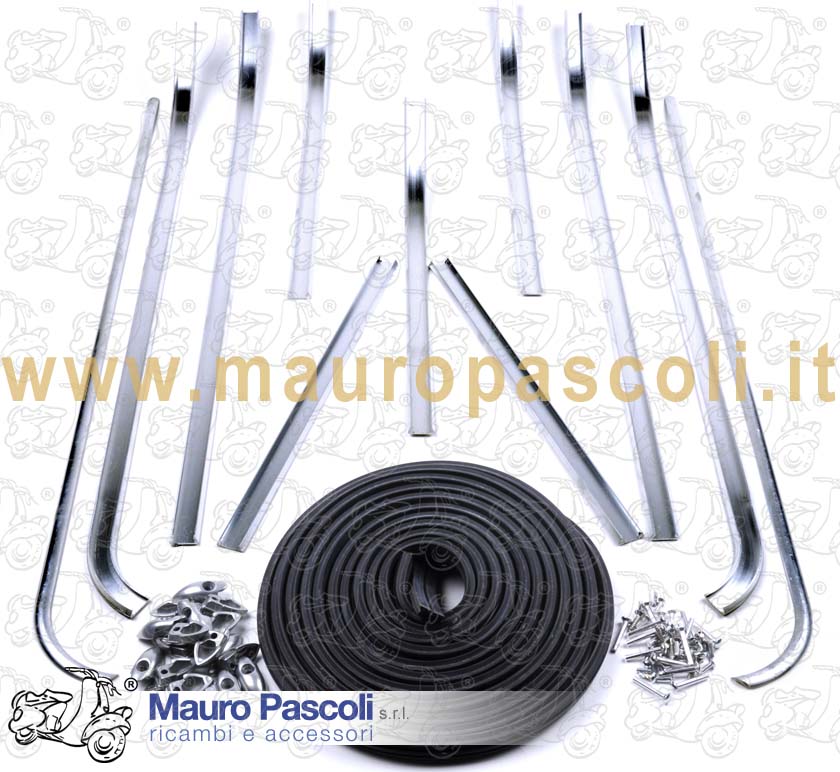 Kit piso completo (tiras de caucho, terminales y remaches)