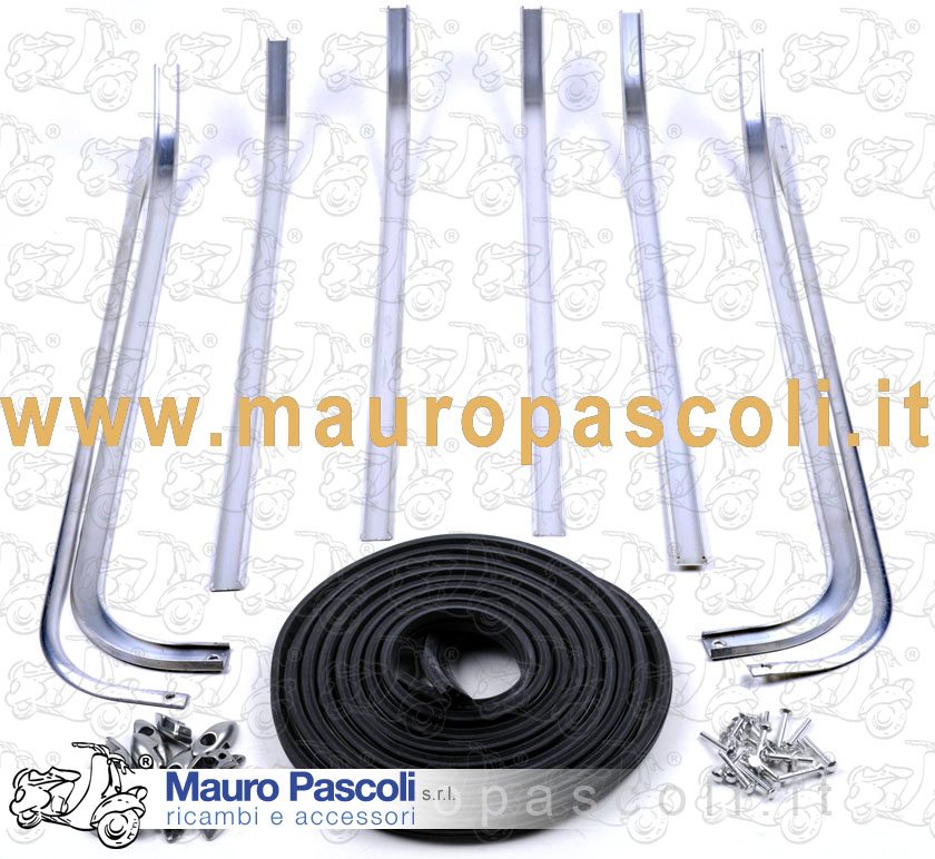 Kit piso completo (tiras de caucho, terminales y remaches)