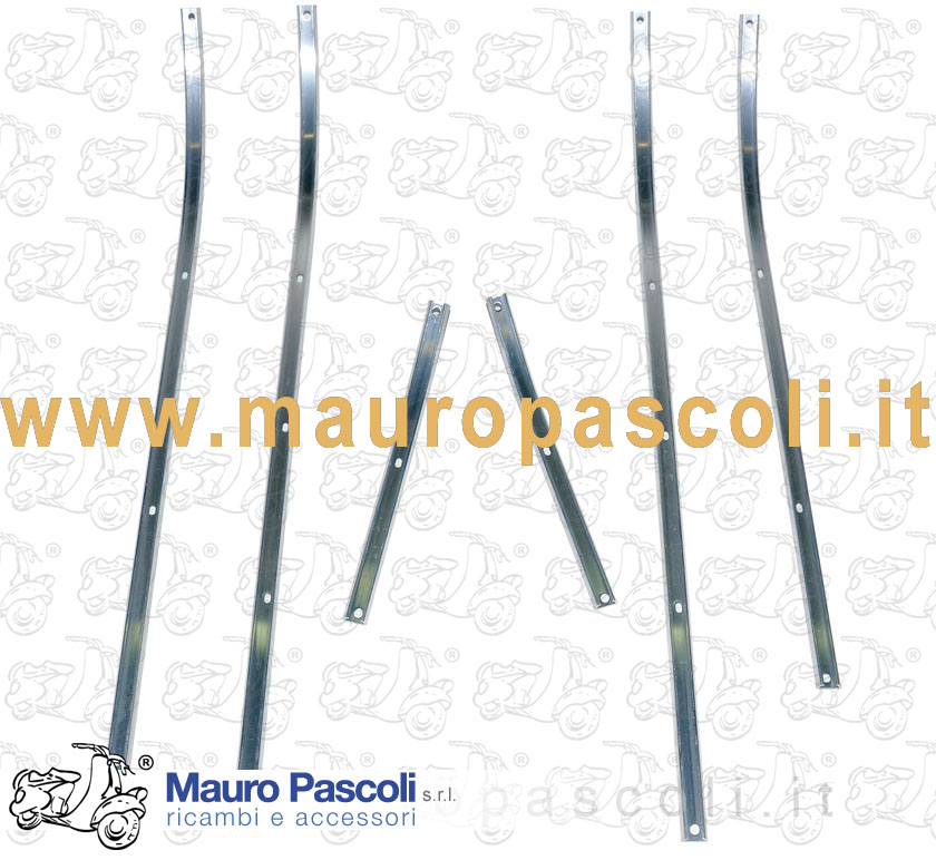Kit listelli alluminio,del pavimento Vespa 50 - 90.