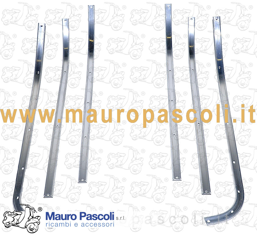 Kit listelli alluminio,vespa 125 - 150 - 180 - 200.