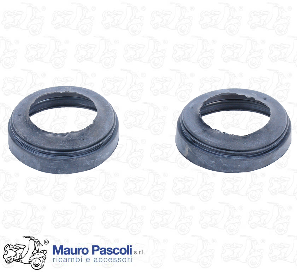 Coppia cuffia superiore ammortizzatori anteriori,vettura acma Vespa 400.