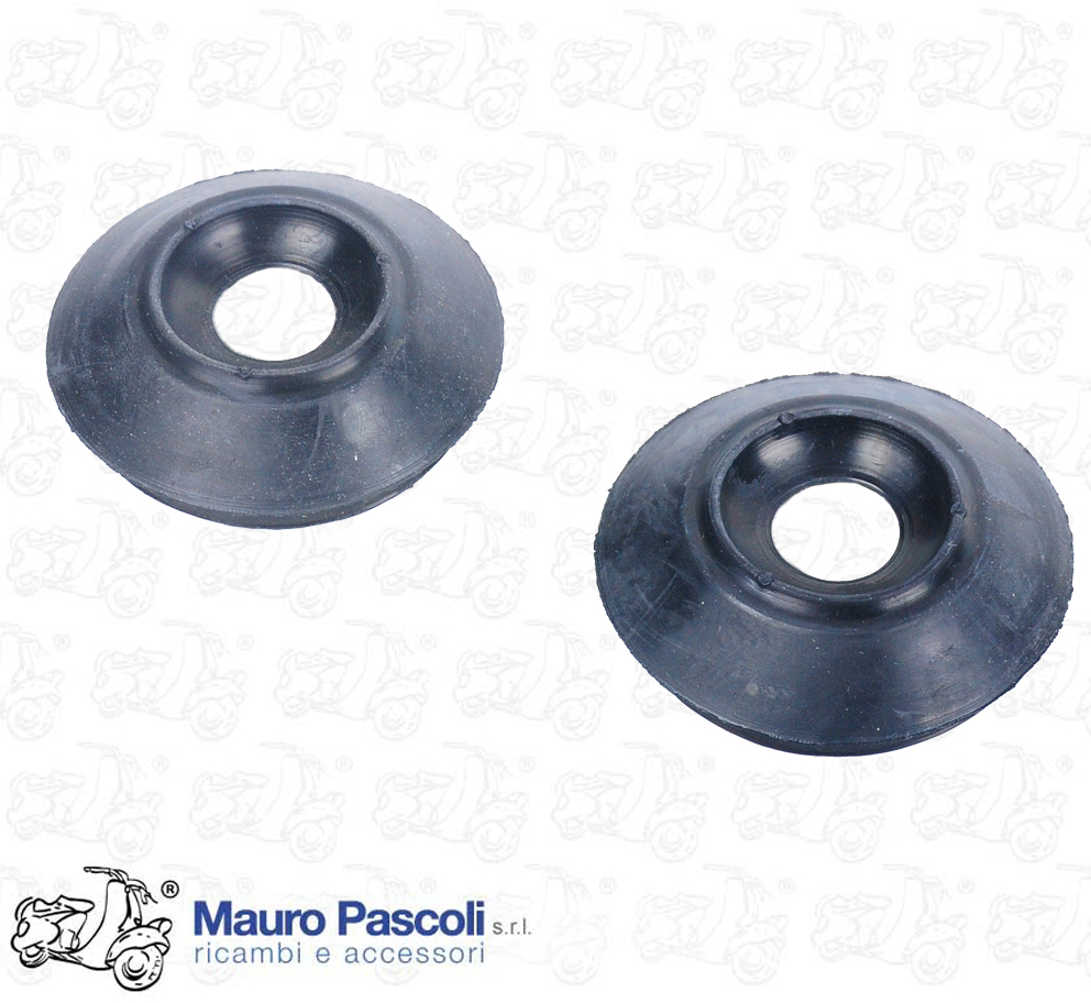 Coppia tampone superiore ammortizzatori anteriori,vettura Vespa  400.
