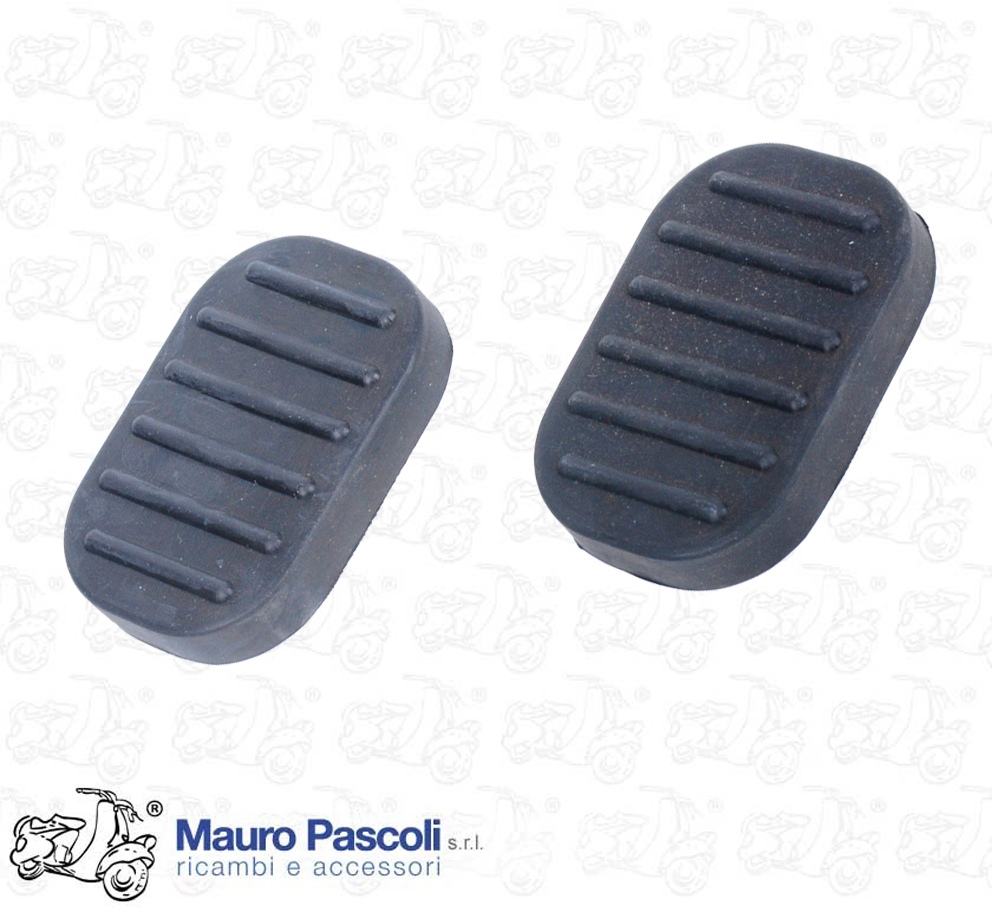 Paire caoutchoucs couvre pedales voiture acma Vespa 400