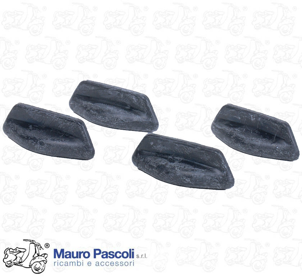 Kit 4 tassello di scontro chiusura porta dx - sx,vettura acma Vespa  400.