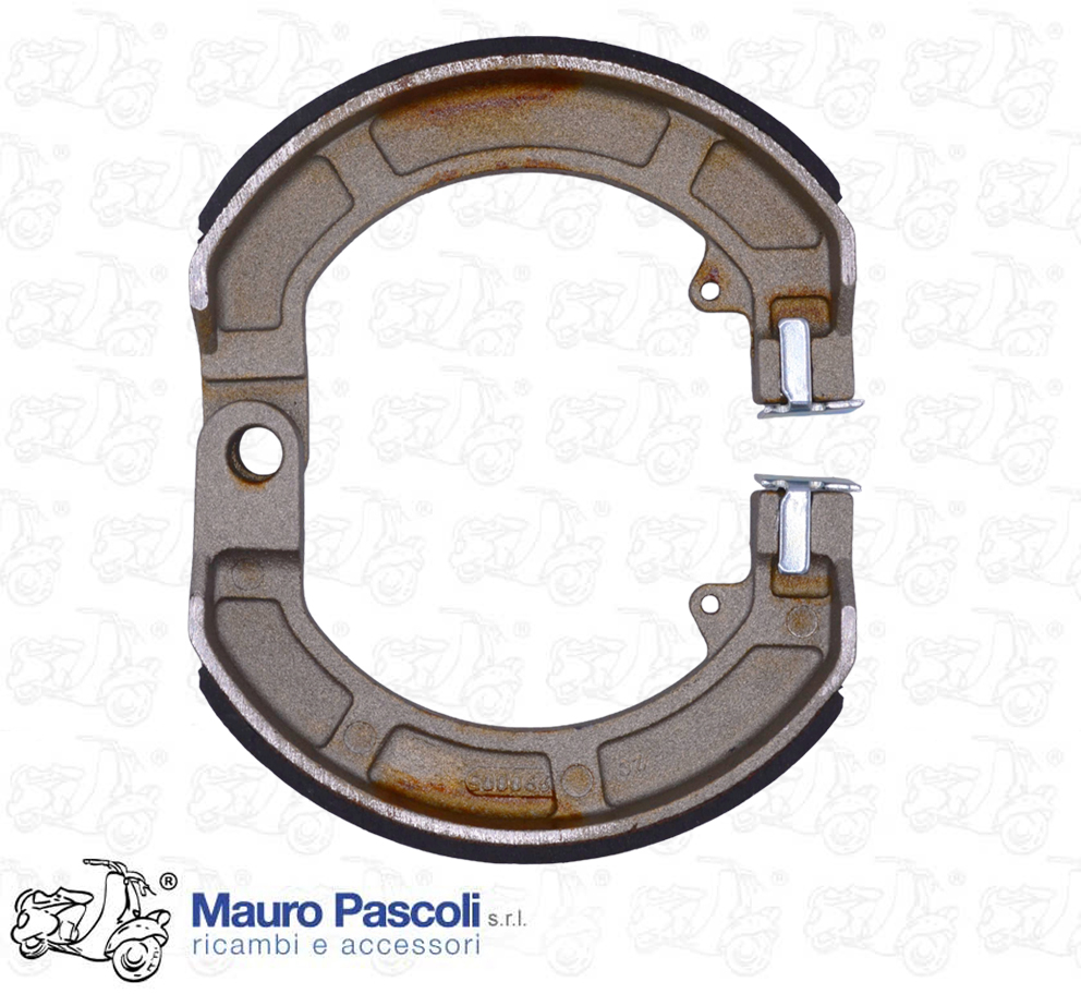 Coppia ganascia freno anteriore e posteriore,vespa 125 - 150 - 160 - 180 - 200.