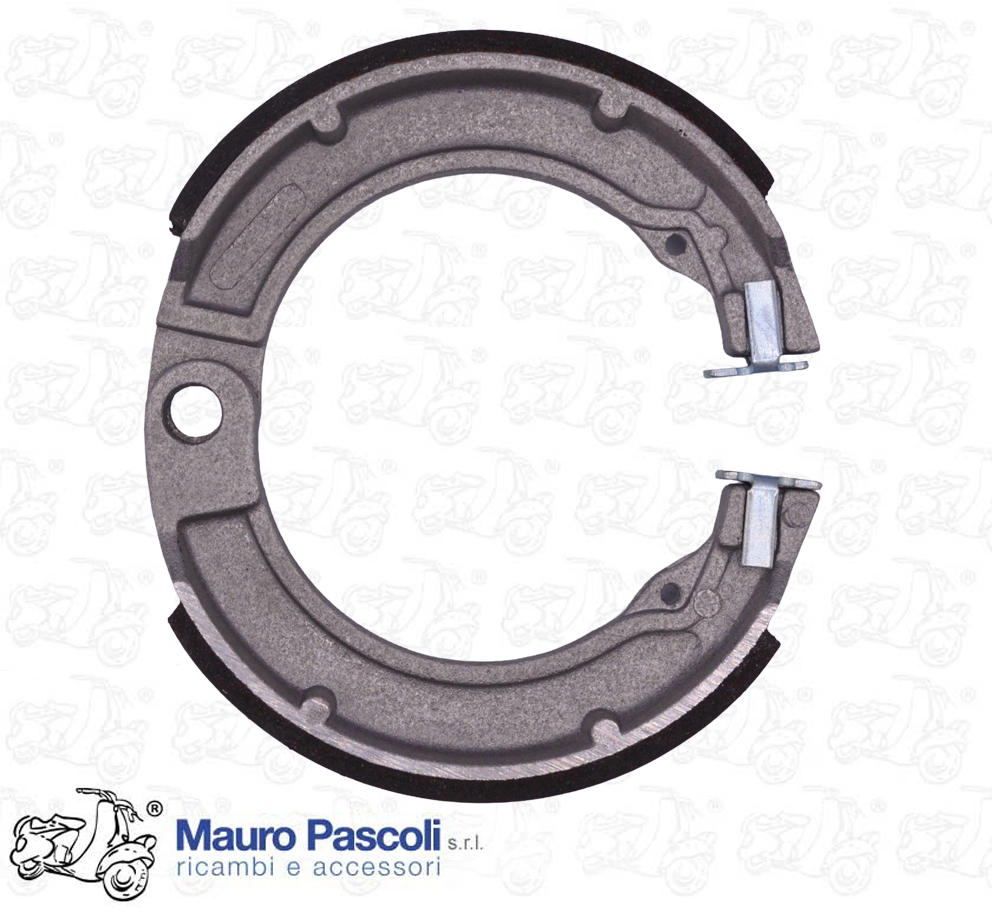 Coppia ganascia freno posteriore,vespa 125 - 150 e freno a mano Ape ac.