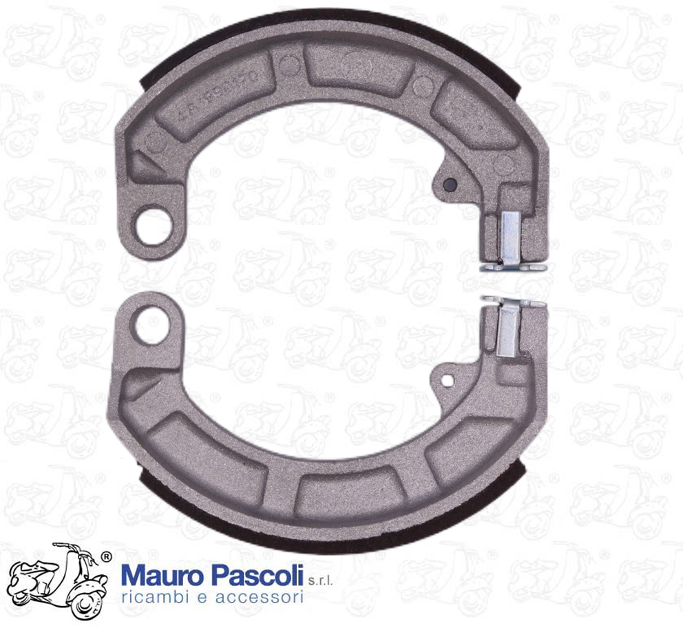 Coppia ganascia freno posteriore,vespa.50 special - 90 - 125 prim - et3.