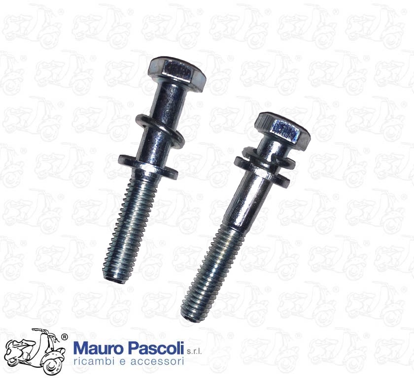 Kit n.2 bulloni e rondelle fissaggio scatola depuratore,vespa 160 - 180.