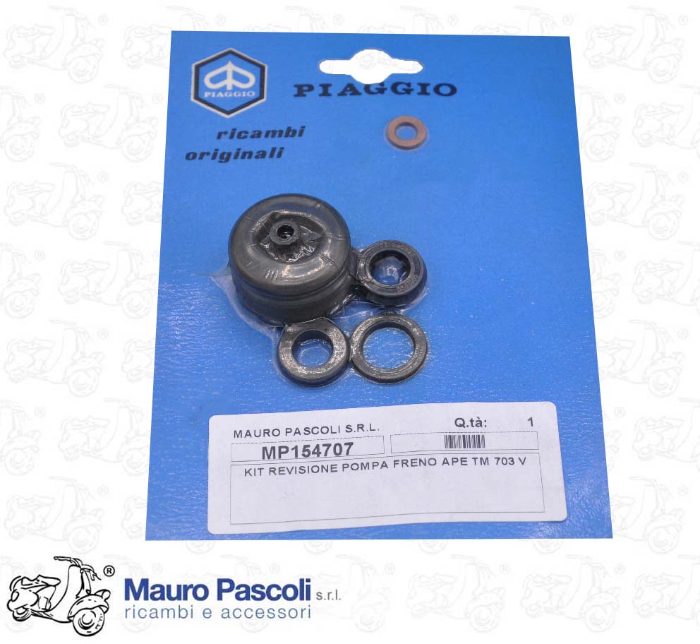 Kit revisione pompa freno a un circuito,ricambio originale piaggio,ape.