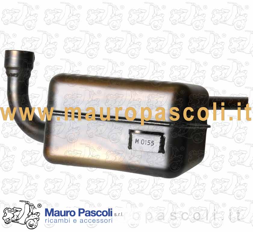 Marmitta completa,produzione mauro pascoli srl,vespa :vn1t>2t - vl2t>3t - vb1t