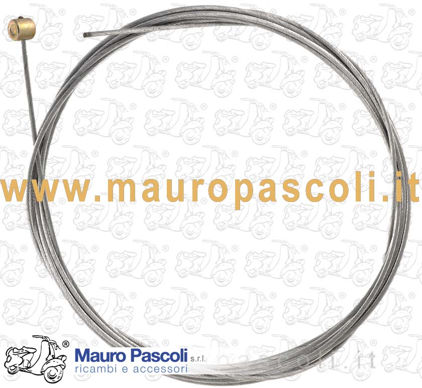 Cavetto trasmis.frizione,lunghezza cm 200 testa barilotto mm 8,vespa.