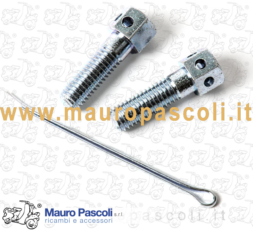 Kit n 2 bullone maggiorato a mm 8 per leva di avviamento,vespa - ape.