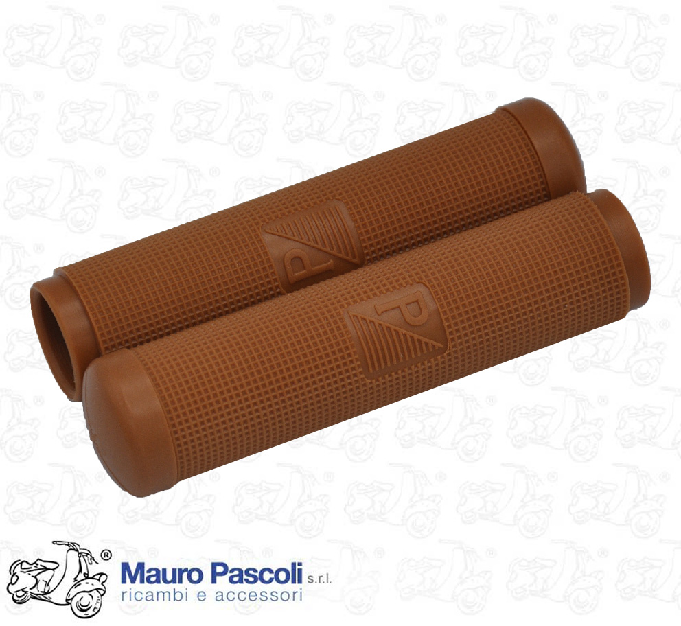 Coppia manopole manubrio mm 25 Vespa  125 1948>57 - Ape 125 - 150 1947>56.