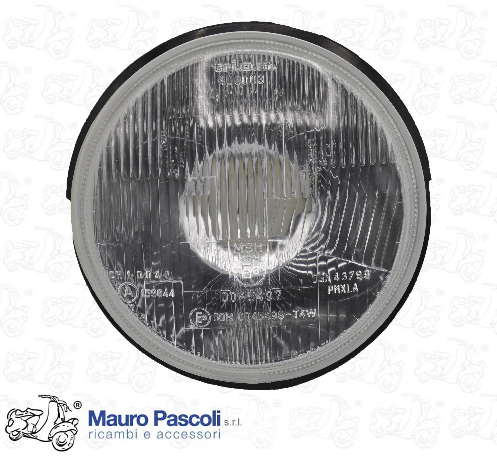 Gruppo ottico marca triom,ricambio originale piaggio,vespa cosa.