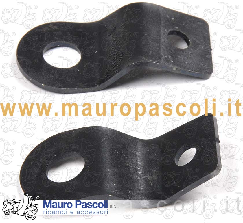 Kit 2 mollette brunite,fissaggio serbatoio,vespa 125 1949 >54.