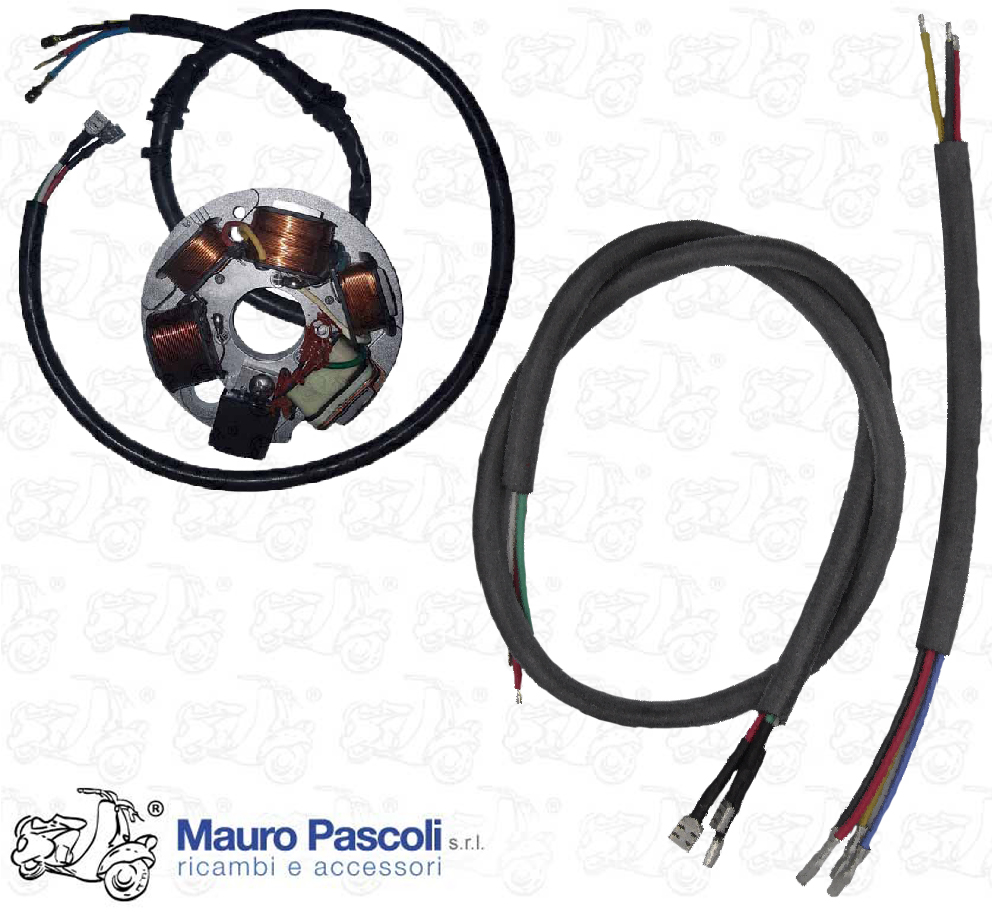 Cablaggio completo statore, Vespa 125 et3.