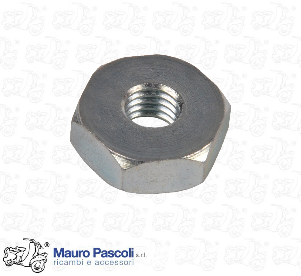 Dado mm 10 x 22 sbiancato,fissaggio cerchio,vespa - ape.