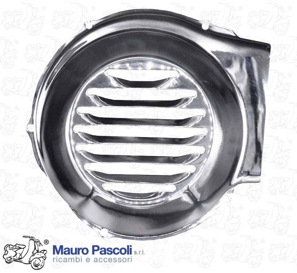 Copriventola cromato,volano motore Vespa 125 1951>53.