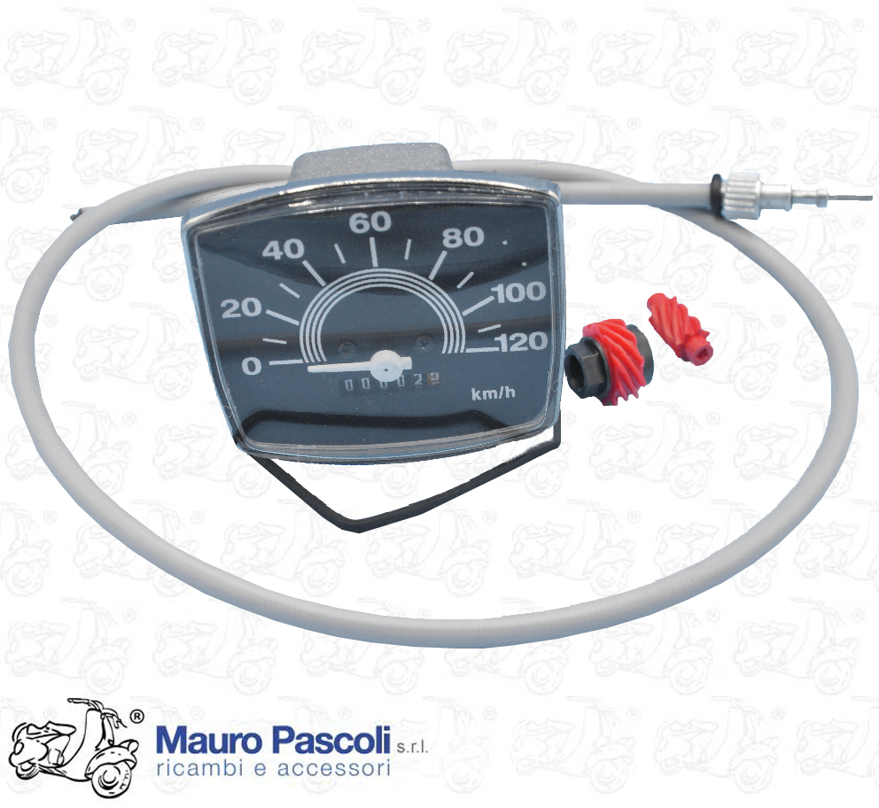 Imported complete speedometer with 120 scale, Vespa special