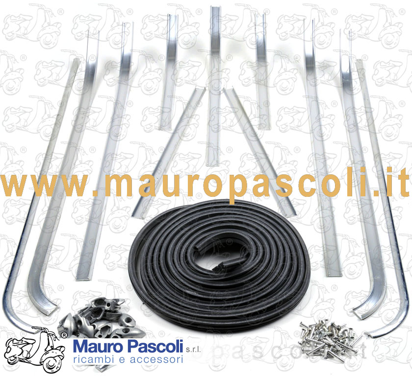 Kit étage complet (bandes, du caoutchouc, des terminaux et des rivets