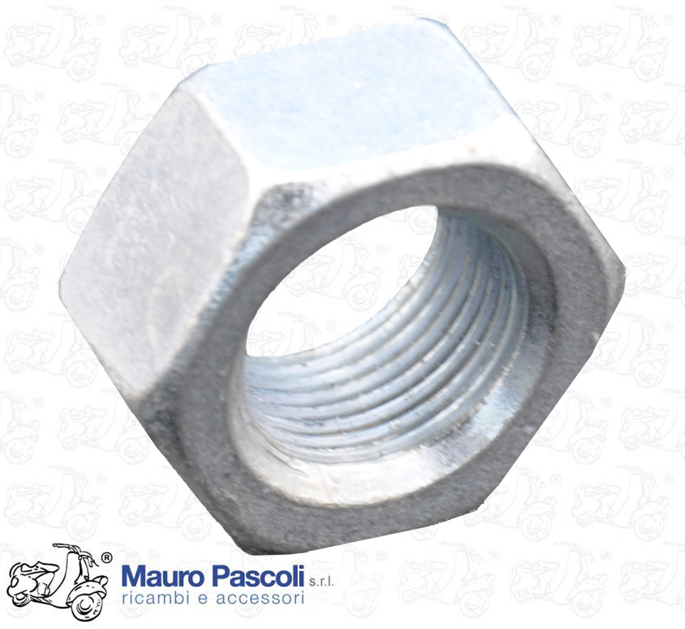 Dado fissaggio tamburo freno posteriore mm16,vespa - Ape - scooter.