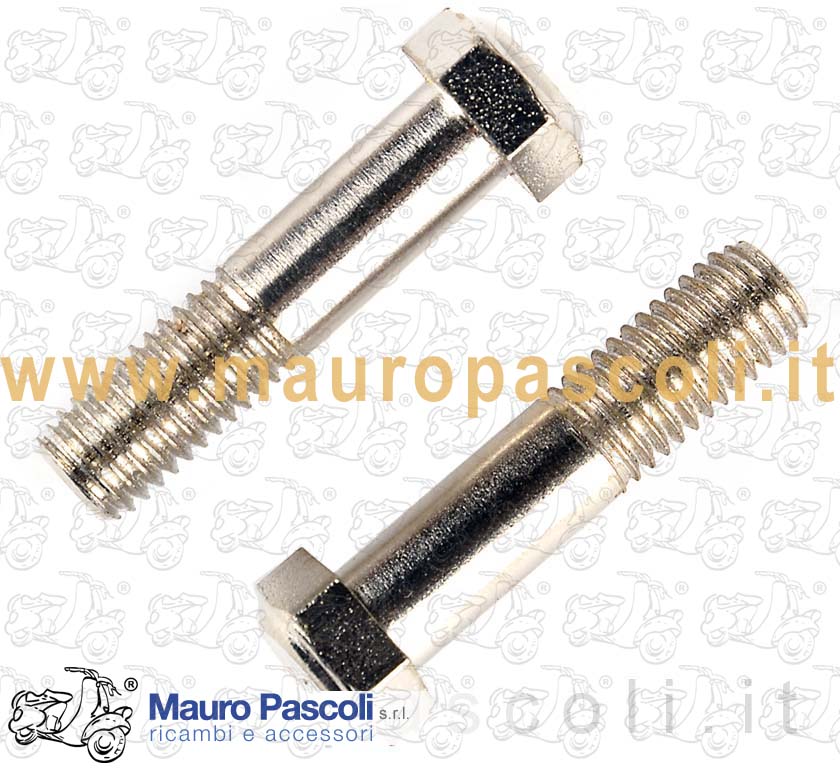Kit n 2 bulloni fissaggio traversa motore al telaio,vespa dal 1949>1952.