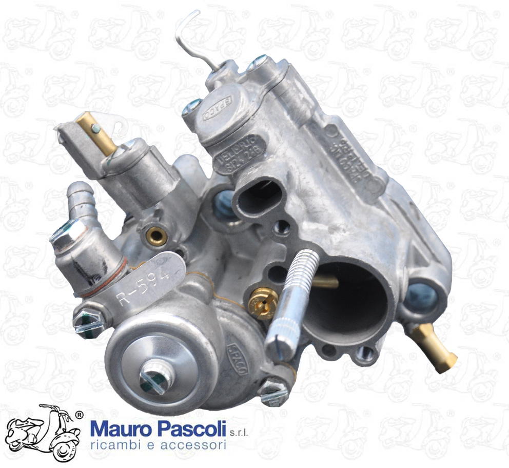 Carburatore completo dellorto si 24 - 24 g ,vespa 125 con miscelatore.