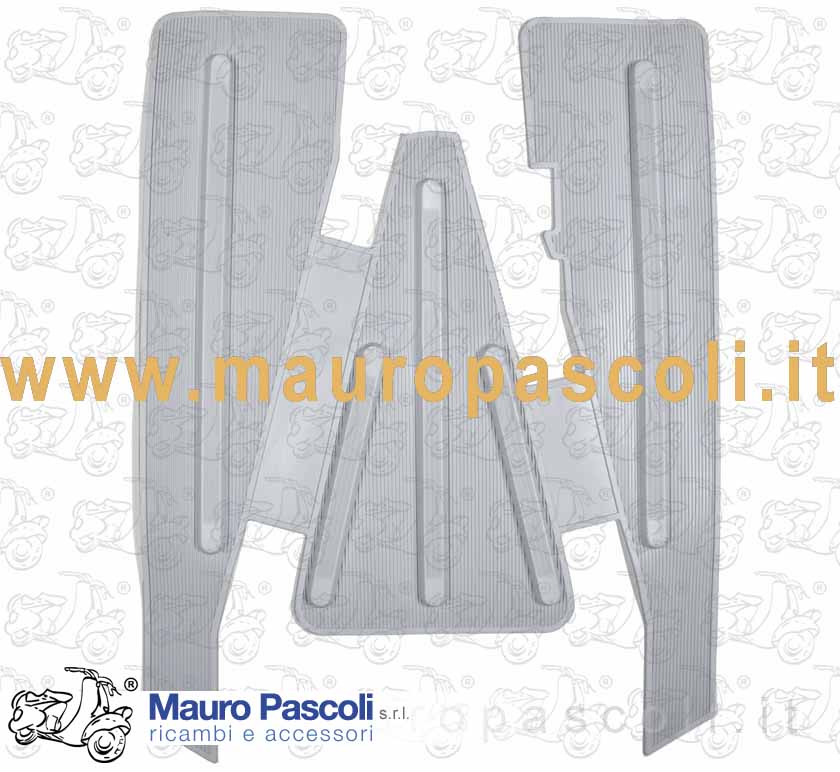 Tappeto in gomma,della pedana di colore grigio,vespa : vn1t - vn2t.
