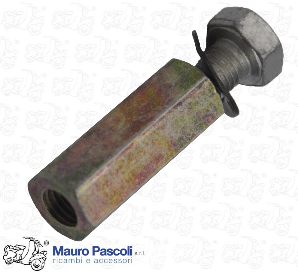 Kit distanziale cuffia cilindro,completo di bullone e rondella,vespa.