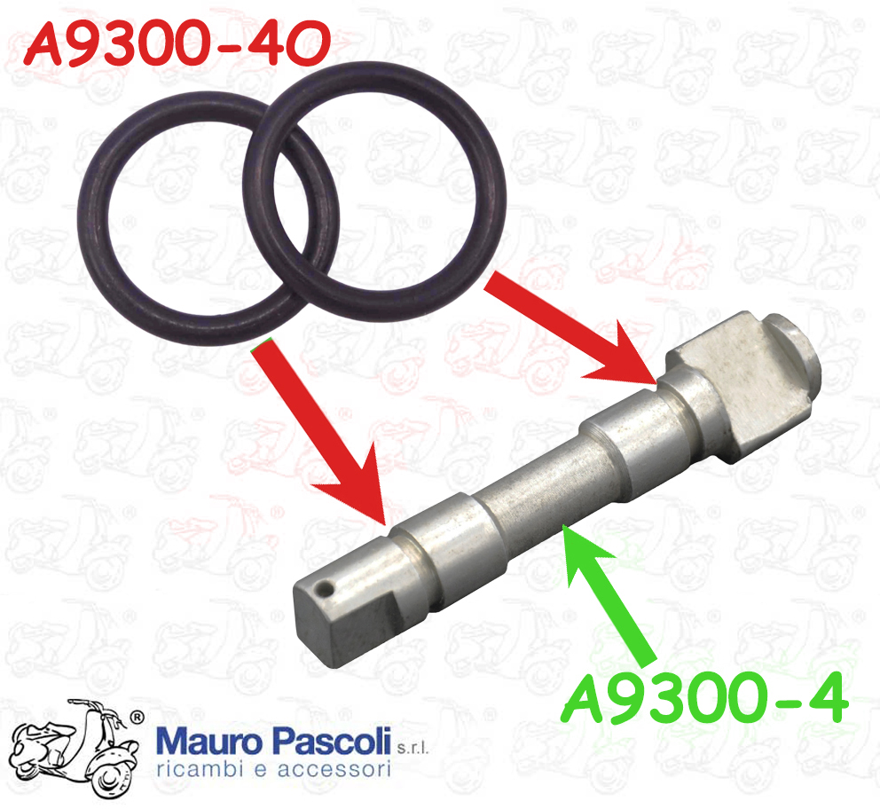 Camma asse comando ceppi freno ruota posteriore,vespa 125 - 150 .