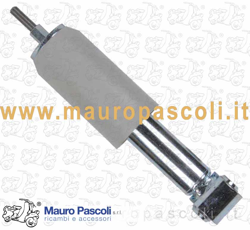 Ammortizzatore anteriore in metallo zincato e fodero grigio,vespa 50 - 90.
