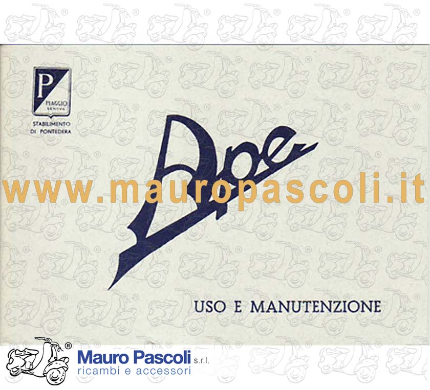 Libretto uso e manutenzione,ape 1947>51.