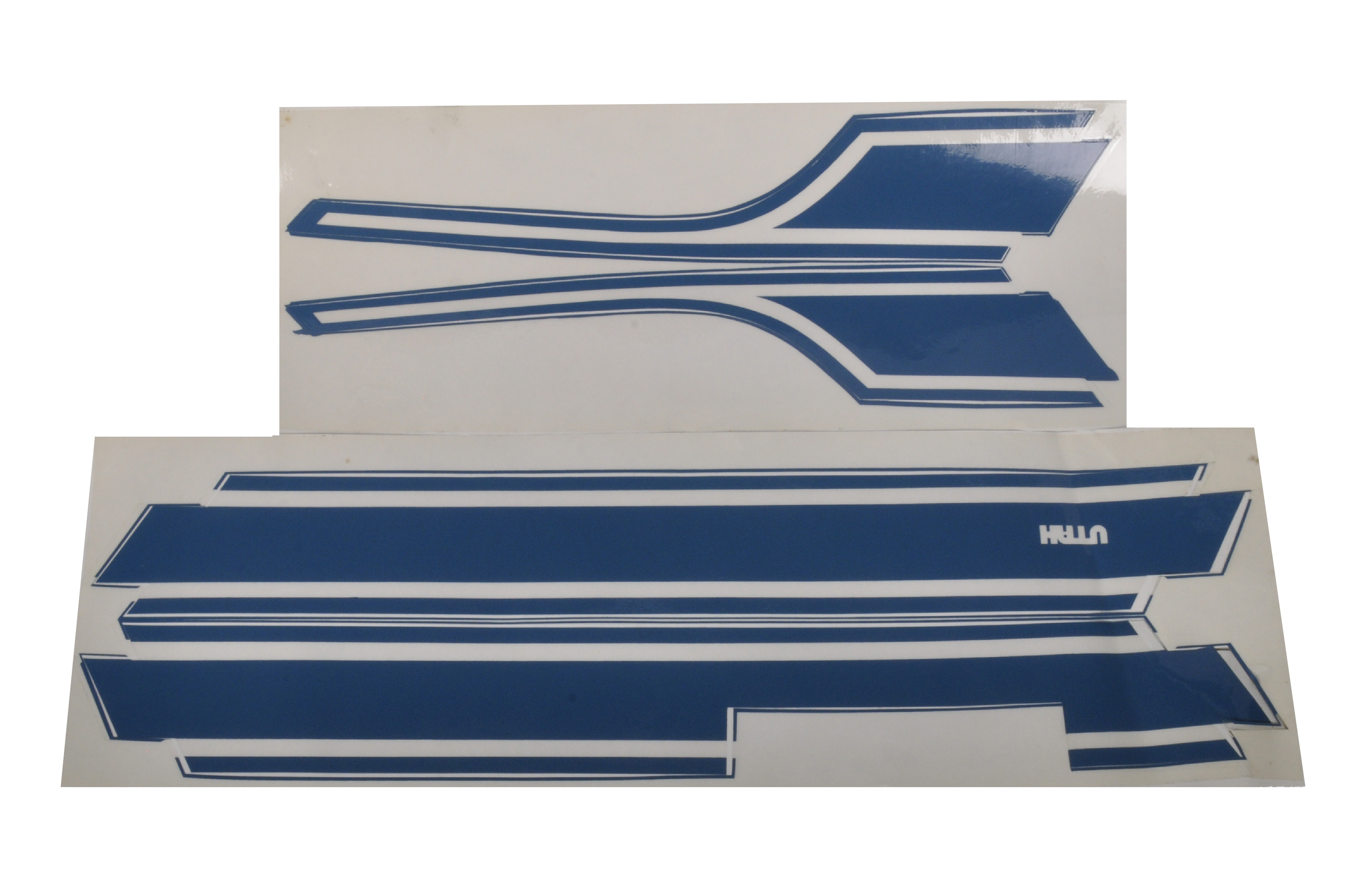 Kit adesivi personalizzazione.. anni 80.colore azzurro - utah ,vespa px - pe.