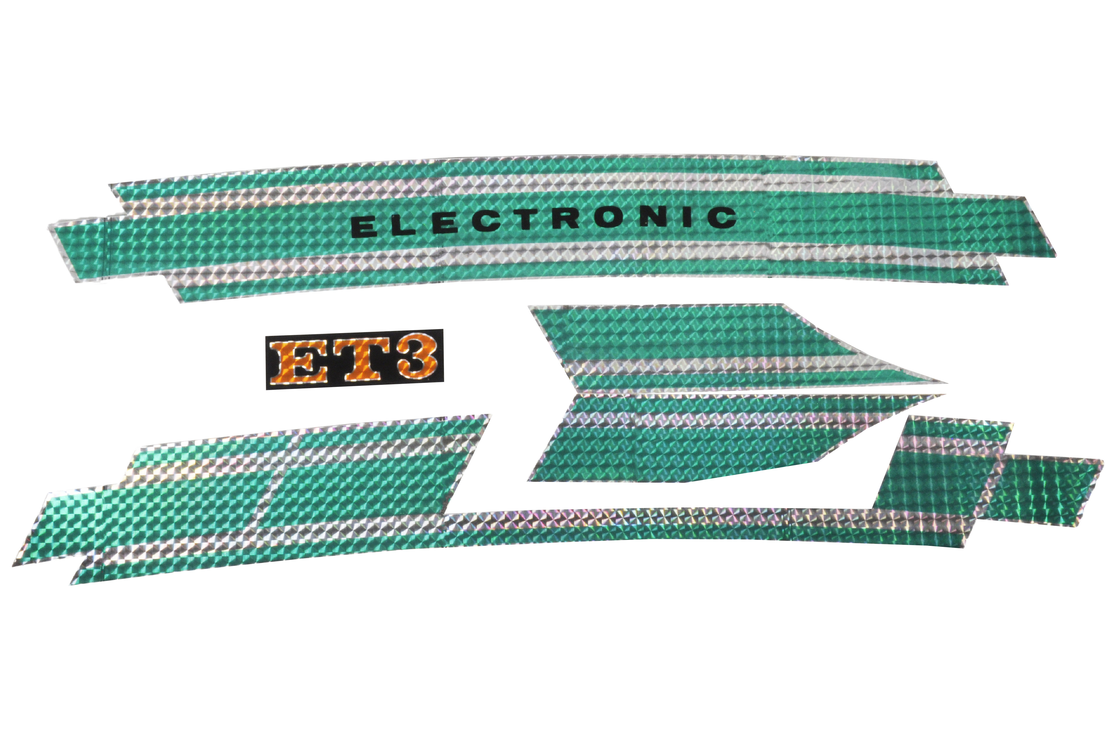 Adesivi personalizzazione anni 80.colore verde prisma ,vespa small frame.