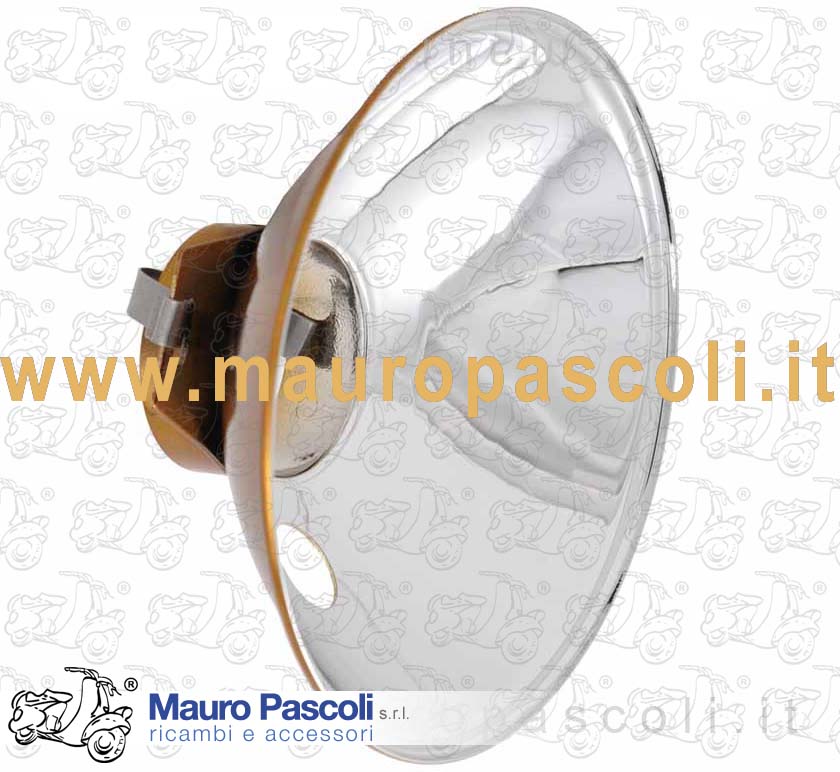 Parabola con due fori senza portalampada diametro 105 mm,vespa 125.