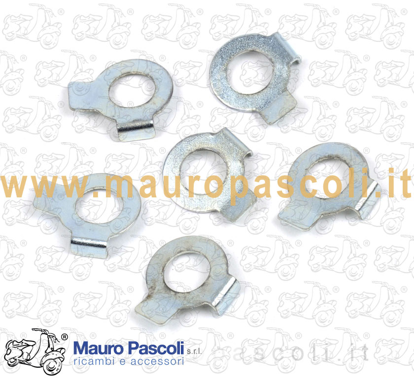 Kit 6 rondelle fissaggio bullone ventola,vespa 180 ss - 180 . 200 rally.