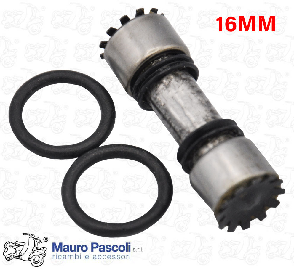 Gruppo perno mm 12 unione forcella e braccio sospensione,vespa px - pe.