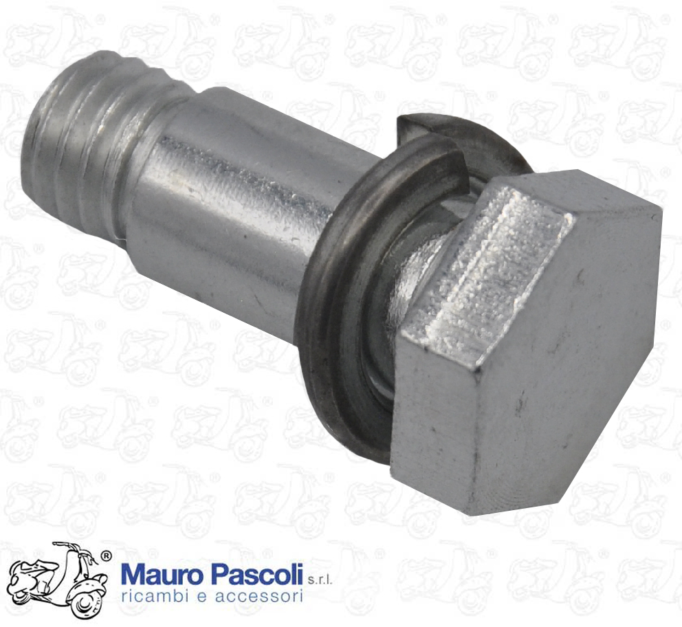 Bullone e grover fissaggio superiore ammortiz. anteriore,vespa - ape.