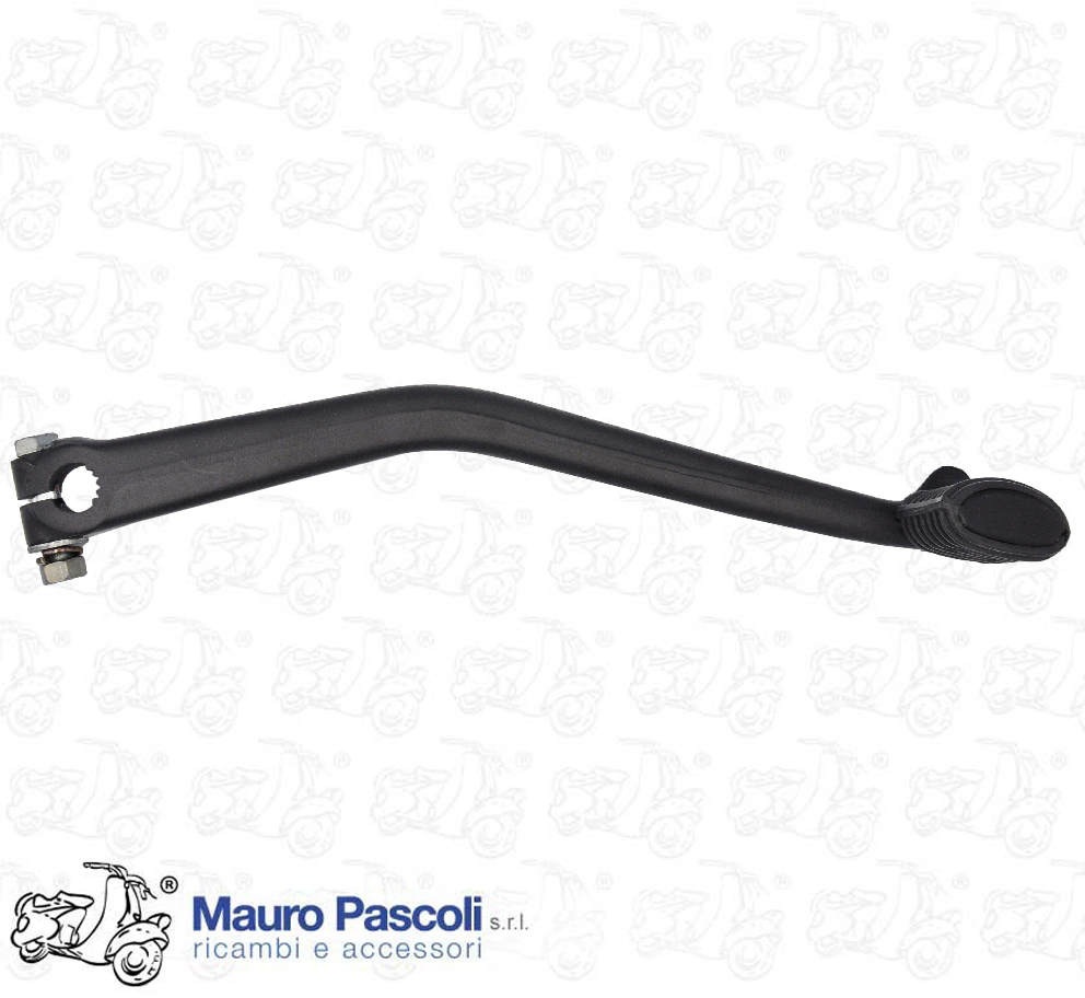 Leva messa in moto completa,verniciata in nero,vespa 80 - 125 - 150 - 200.