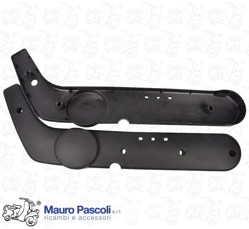Coppia fiancatina lato dx - lato sx monomarcia,plastica colore nero.ciao.