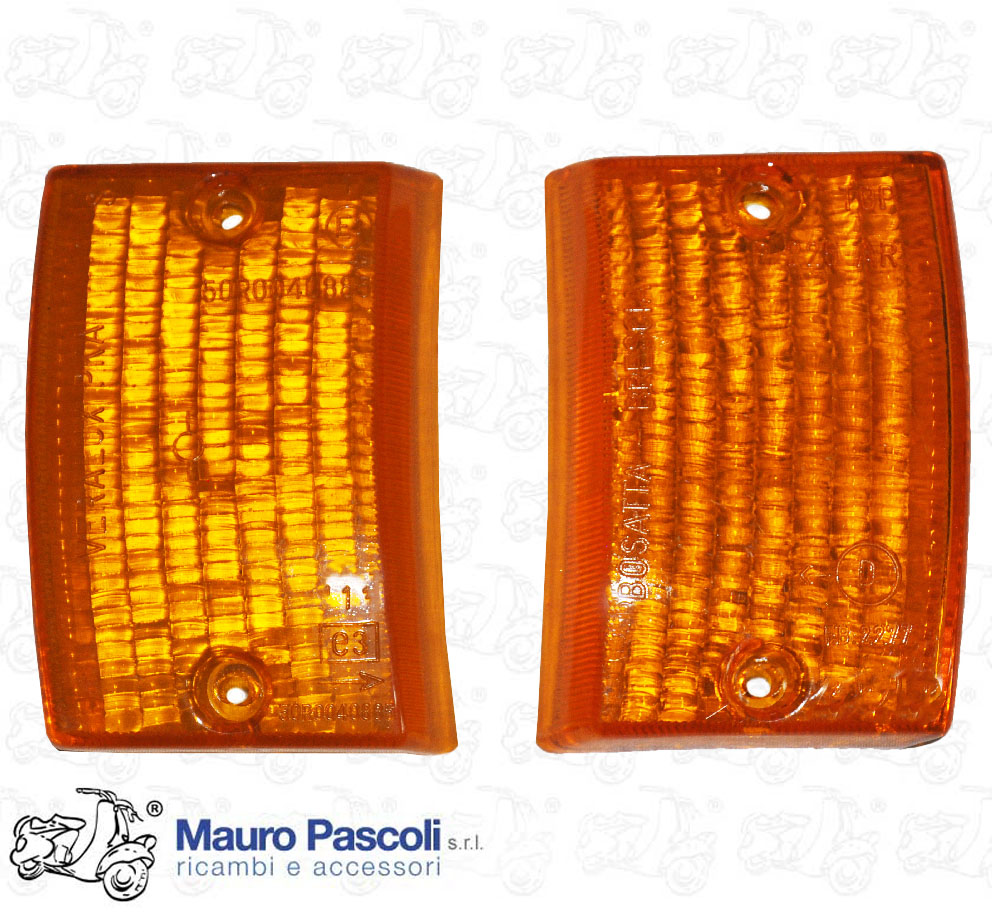 Kit 2 trasparente per frecce anteriori Vespa pk.