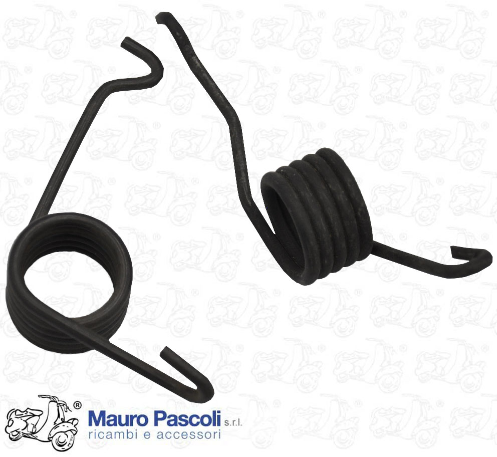 Kit molla dx - sx .richiamo leva freno posteriore . - ape.