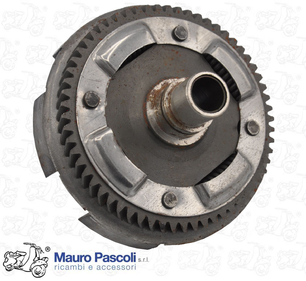Ingranaggio elastico campana completo.piaggio originale nos.vespa.